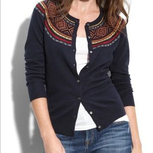 Lucky Brand Fair Isle cardigan